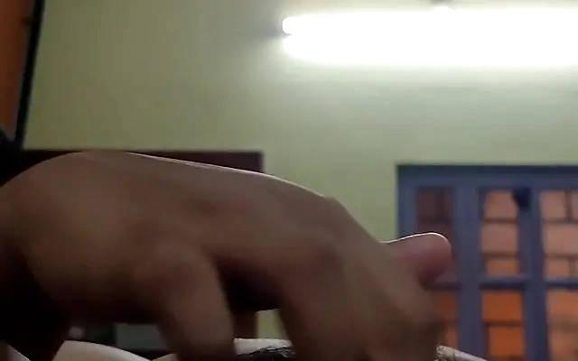 Stepmom caught by her stepson while she was masturbating