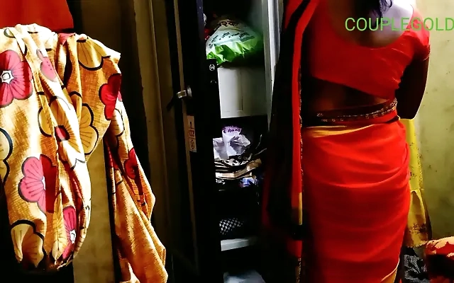 Arrange Marriage Suhagrat Indian Village Culture Frist Night Homemade Newly Married Couple
