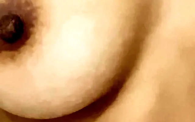 Naughty husband seduces her sexy wife on the bed