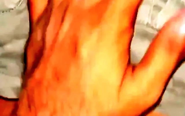 Horny girl was getting hot, the neighbor boy caught her and then fucked her hardly.